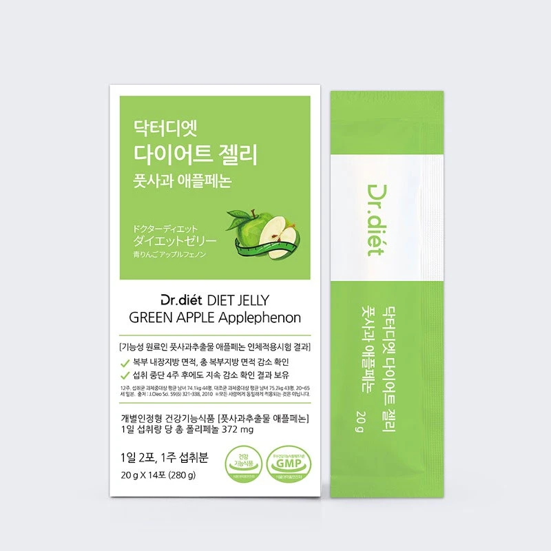 Bác sĩ Diet Diet Jelly Green Apple Apple Phenon